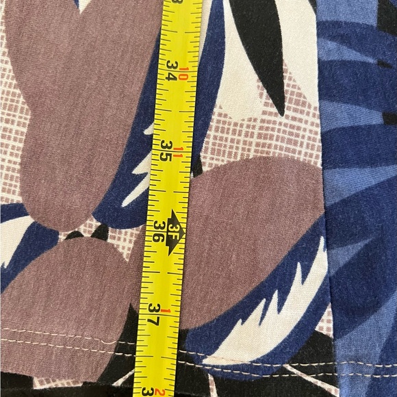 Dress tropical vacation toucan print V neck faux wrap front size Med Brazil - Picture 14 of 16